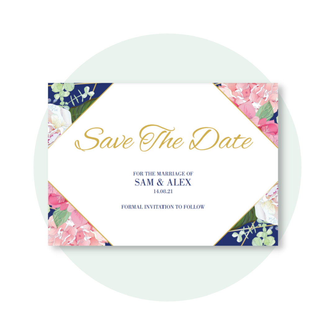 Emma Save the Date in Royal
